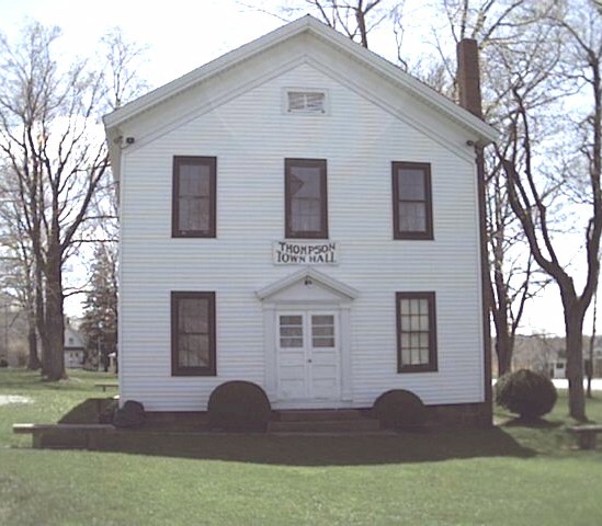 Thompson Township Town Hall, built in 1869